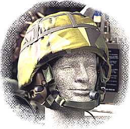 ComTac worn under a helmet